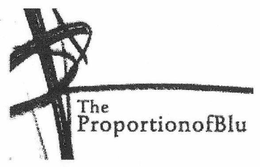 THE PROPORTIONOFBLU trademark