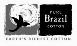 PURE BRAZIL COTTON EARTH'S RICHEST COTTON trademark