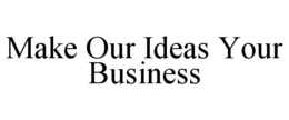 MAKE OUR IDEAS YOUR BUSINESS trademark