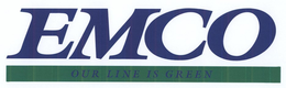 EMCO OUR LINE IS GREEN trademark