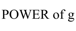 POWER OF G trademark