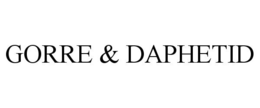 GORRE & DAPHETID trademark