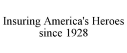 INSURING AMERICA'S HEROES SINCE 1928 trademark