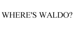 WHERE'S WALDO? trademark