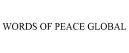 WORDS OF PEACE GLOBAL trademark