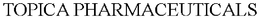 TOPICA PHARMACEUTICALS trademark