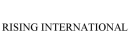 RISING INTERNATIONAL trademark