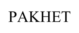 PAKHET trademark