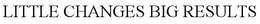 LITTLE CHANGES BIG RESULTS trademark