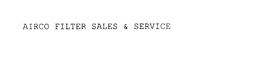 AIRCO FILTER SALES & SERVICE trademark