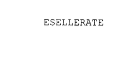 ESELLERATE trademark
