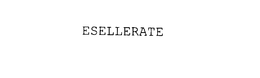 ESELLERATE trademark