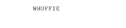 WHUFFIE trademark