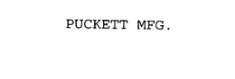 PUCKETT MFG. trademark