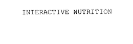 INTERACTIVE NUTRITION trademark