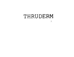 THRUDERM trademark