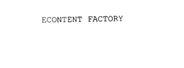 ECONTENT FACTORY trademark