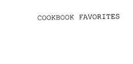 COOKBOOK FAVORITES trademark