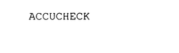 ACCUCHECK trademark