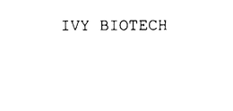 IVY BIOTECH trademark