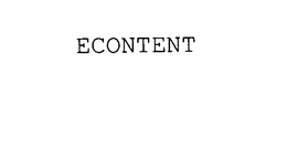 ECONTENT trademark