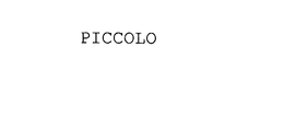 PICCOLO trademark