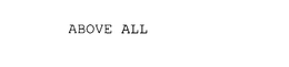 ABOVE ALL trademark