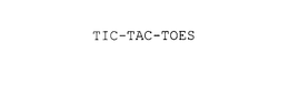 TIC-TAC-TOES trademark