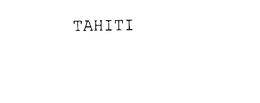 TAHITI trademark