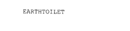 EARTHTOILET trademark