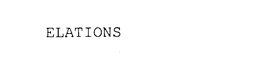 ELATIONS trademark
