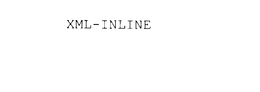 XML-INLINE trademark