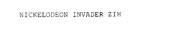 NICKELODEON INVADER ZIM trademark