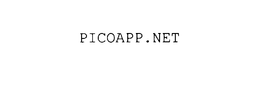 PICOAPP.NET trademark