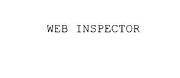 WEB INSPECTOR trademark