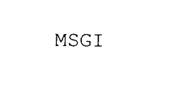 MSGI trademark