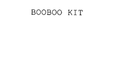 BOOBOO KIT trademark