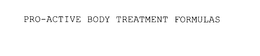 PRO-ACTIVE BODY TREATMENT FORMULAS trademark
