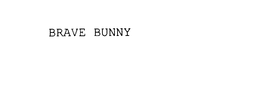BRAVE BUNNY trademark