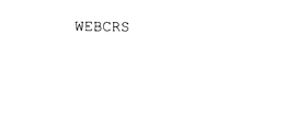 WEBCRS trademark