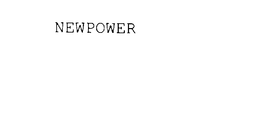 NEWPOWER trademark