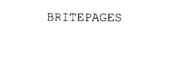 BRITEPAGES trademark