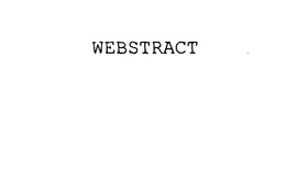 WEBSTRACT trademark