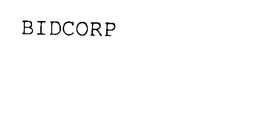 BIDCORP trademark
