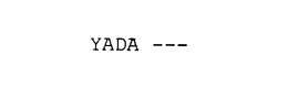 YADA --- trademark