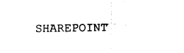 SHAREPOINT trademark