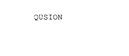 QUSION trademark