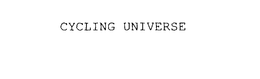 CYCLING UNIVERSE trademark
