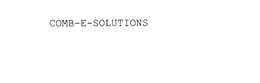 COMB-E-SOLUTIONS trademark