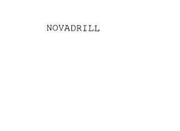 NOVADRILL trademark